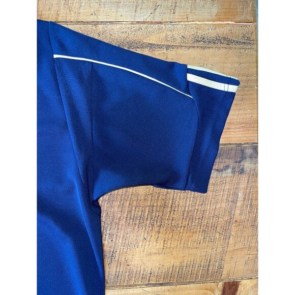 Mens Adidas Climacool Pitt Panthers Navy Blue Polo Shirt Logo Buttons Size M‎ - Picture 3 of 6